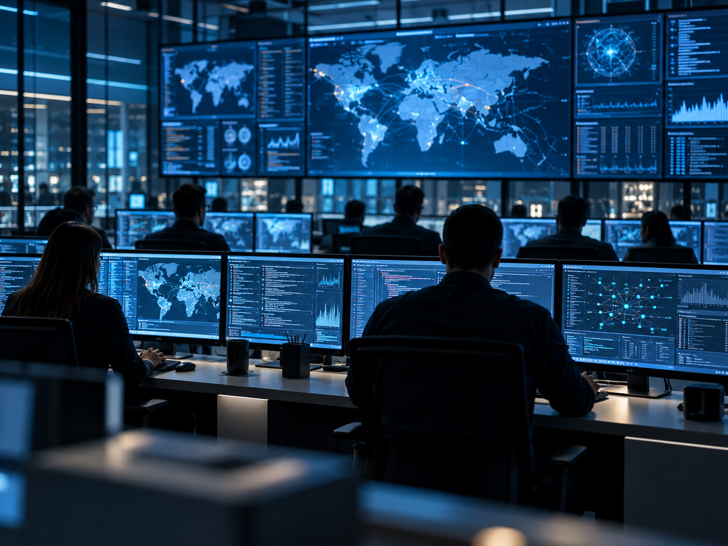 Centre de supervision cybersécurité